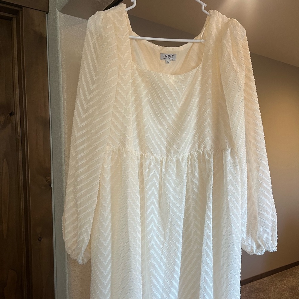 Indie & Co Cream Carmen Dress XL